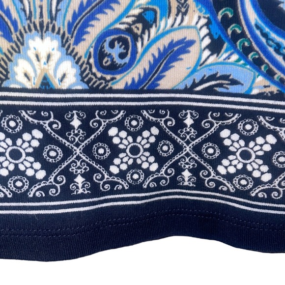 Rafaella Women's Large 3/4 Sleeve Multicolor Shirt - Picture 4 of 6